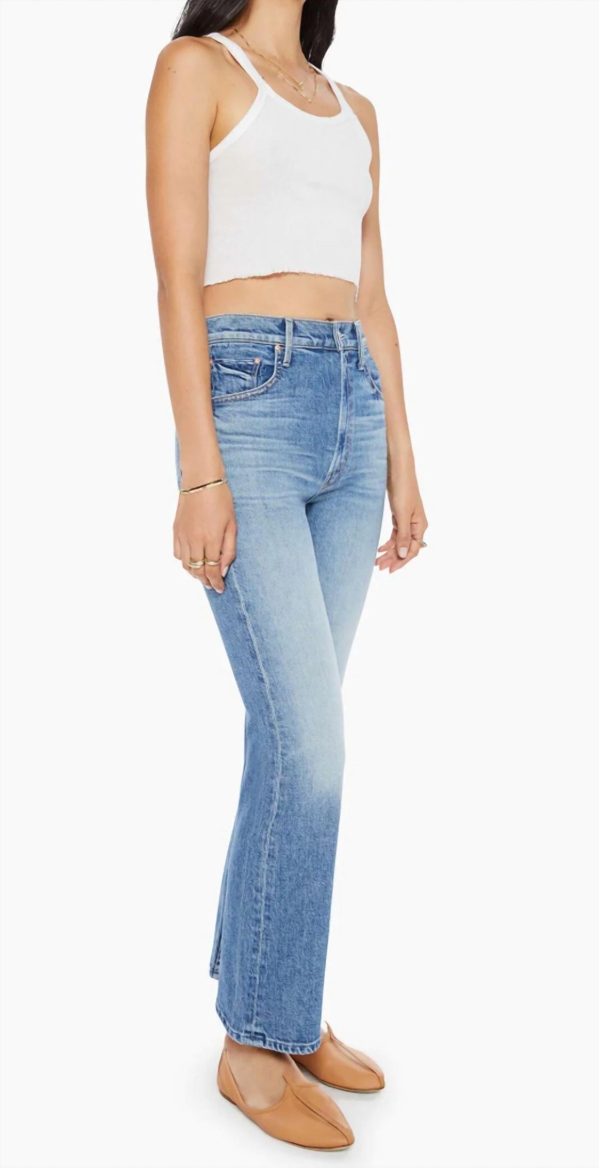 Mother - The Scooter Ankle Flared Leg Jean