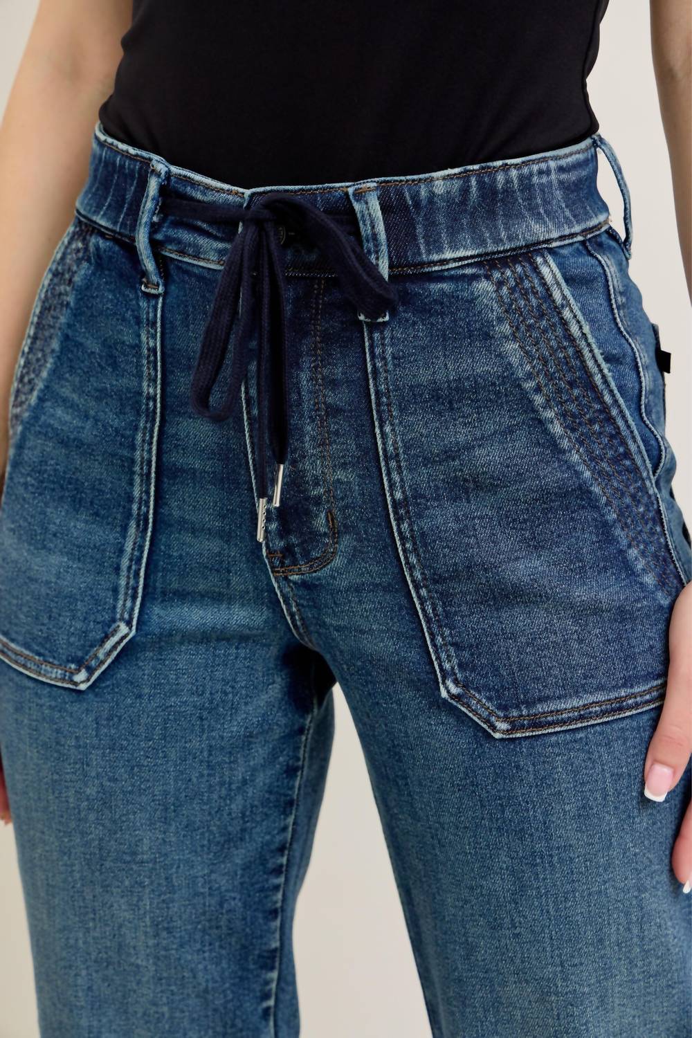 Judy Blue - High Waist Vintage Wash Jogger