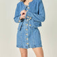 English Factory - Cropped Denim Jacket