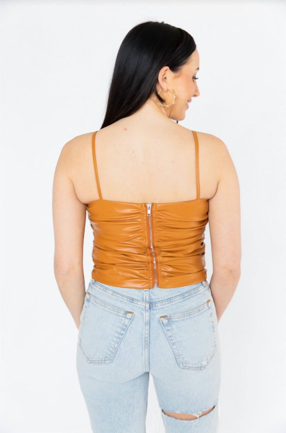 Buddylove - Jolee Vegan Leather Tank Top