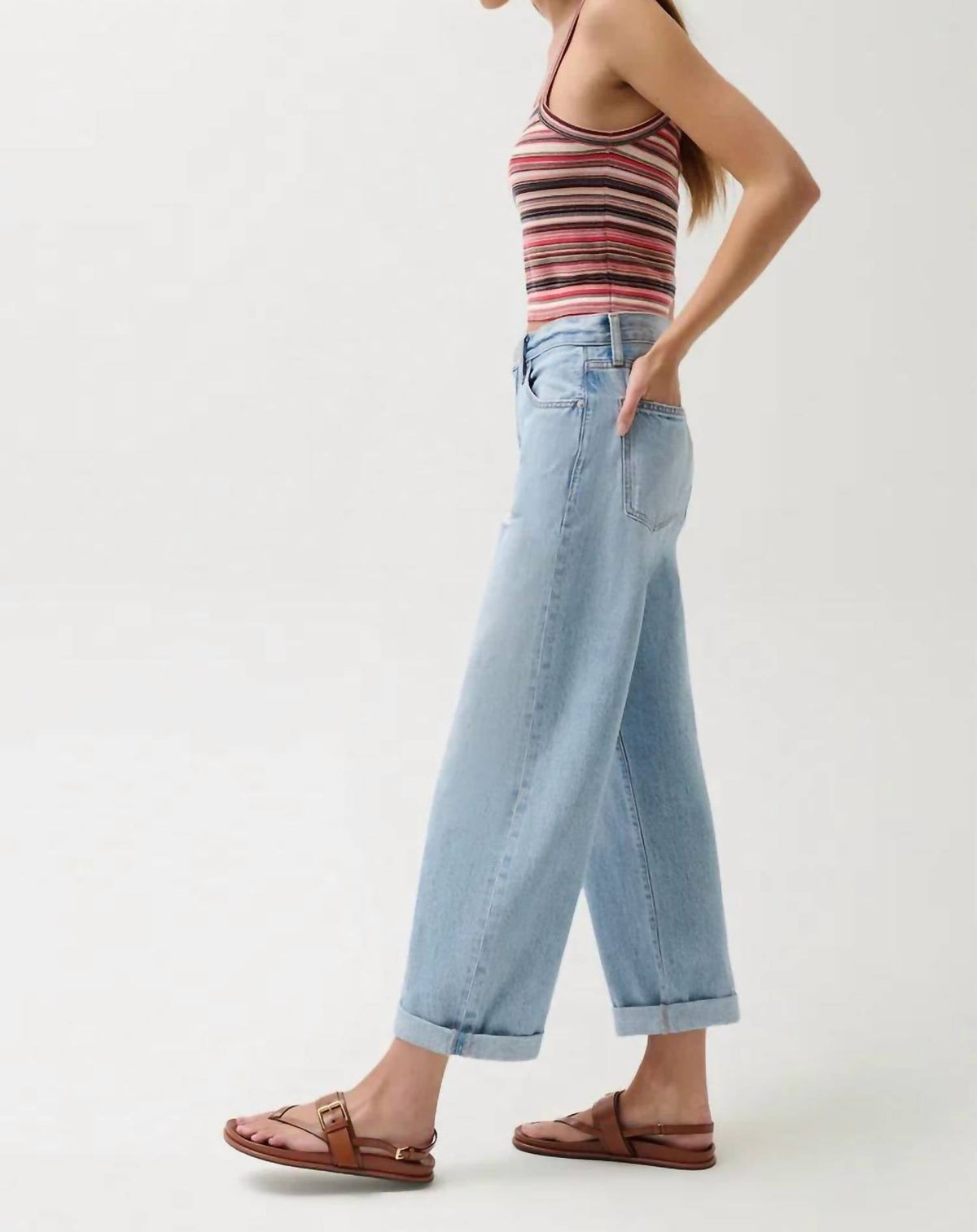 Pistola - Women's Donny Rolled Hem Boyfriend Jeans