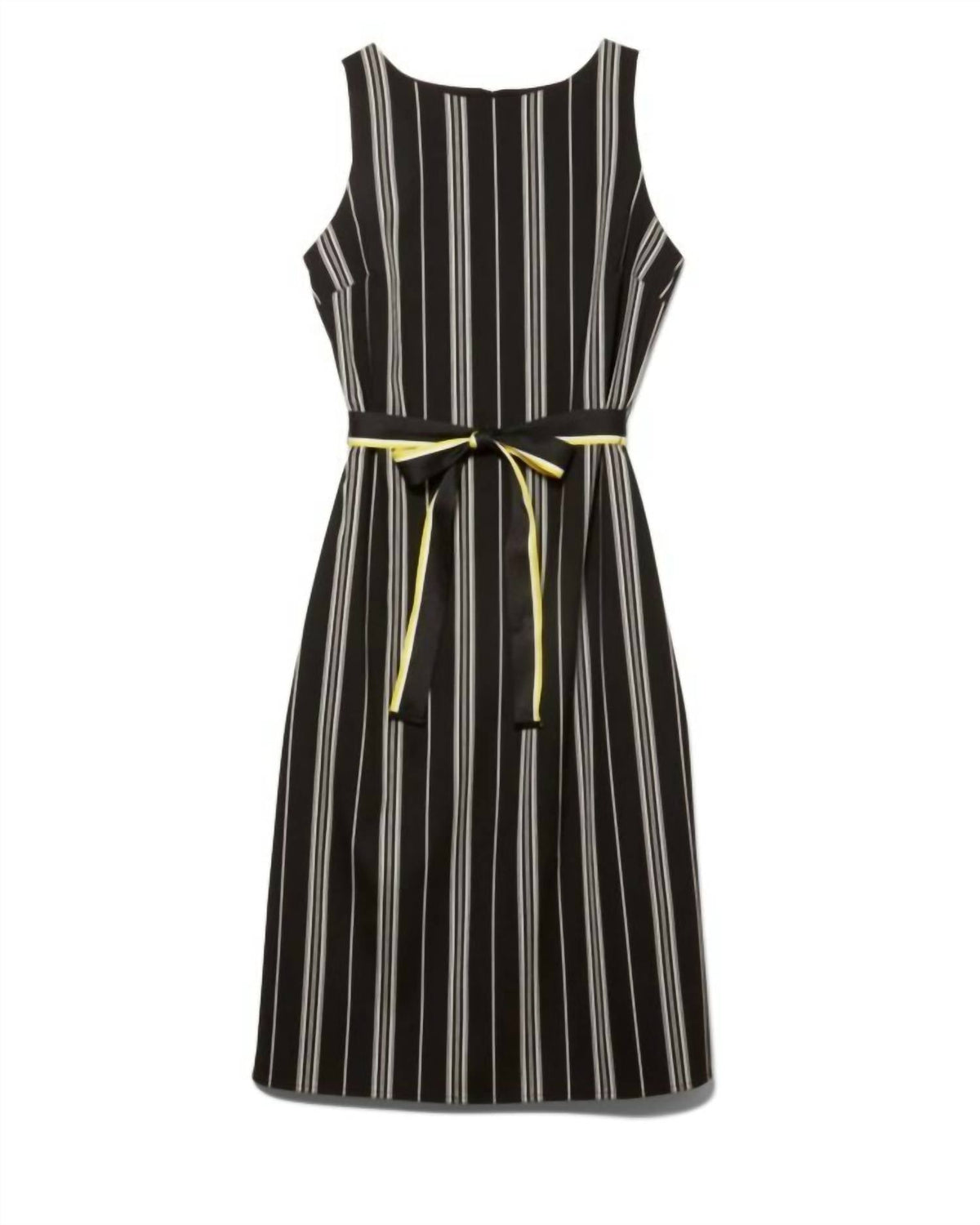 Vince Camuto - Striped Side Slits Midi Dress