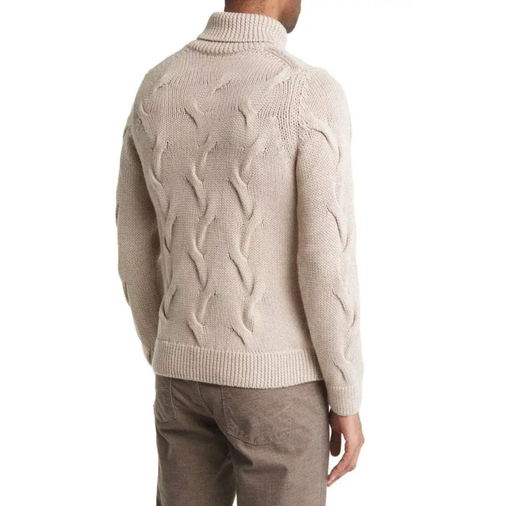 Brax Men's Cookie Brian Wool Blend Turtleneck Sweater Size 52