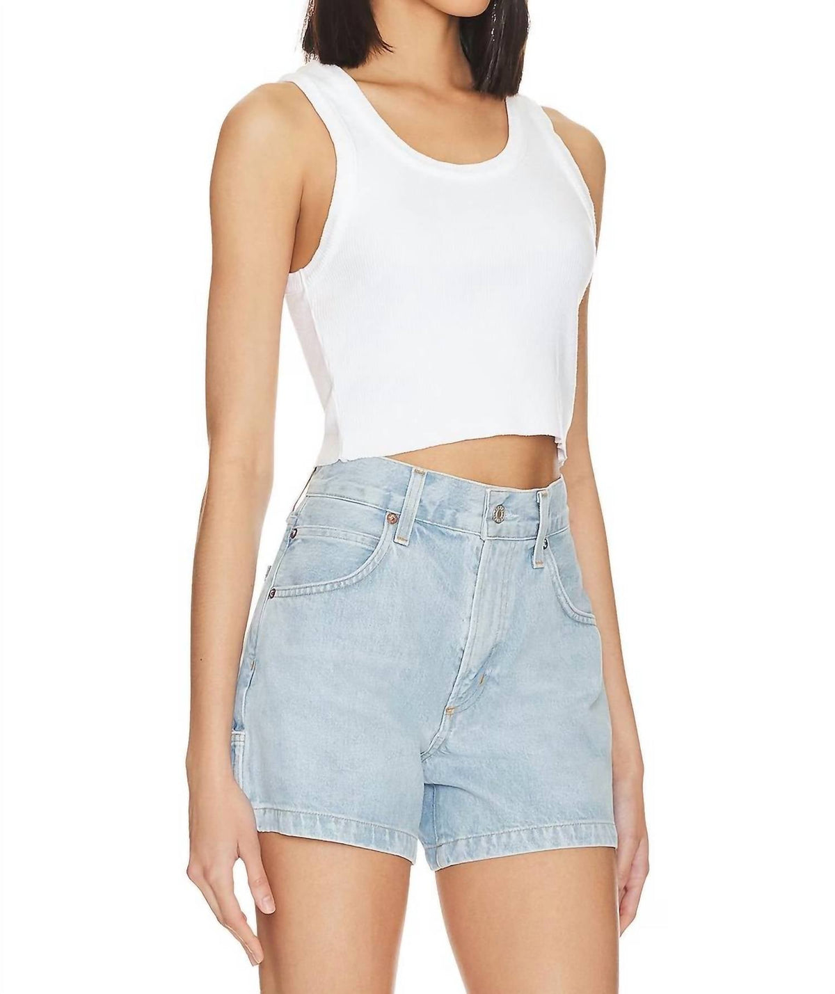 Agolde - Cropped Poppy Tank Top