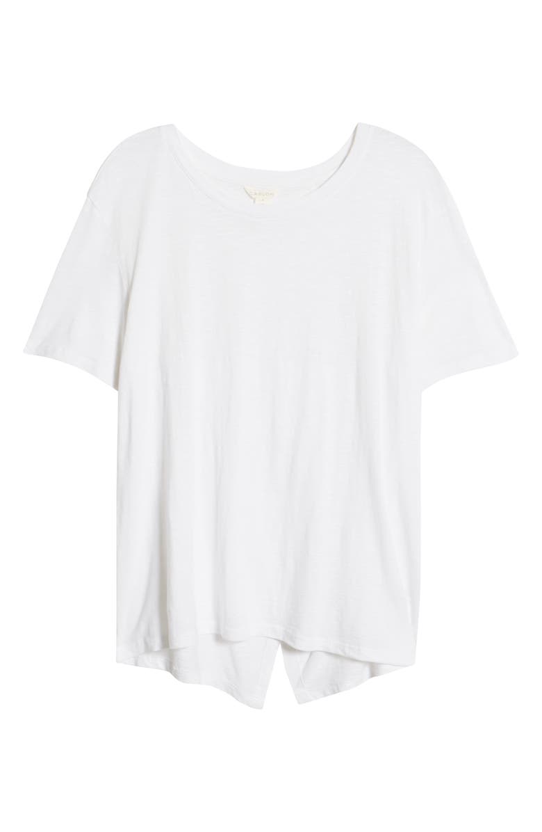 Caslon Notch Back Cotton Blend T-Shirt - Blue Ensign - Size XS