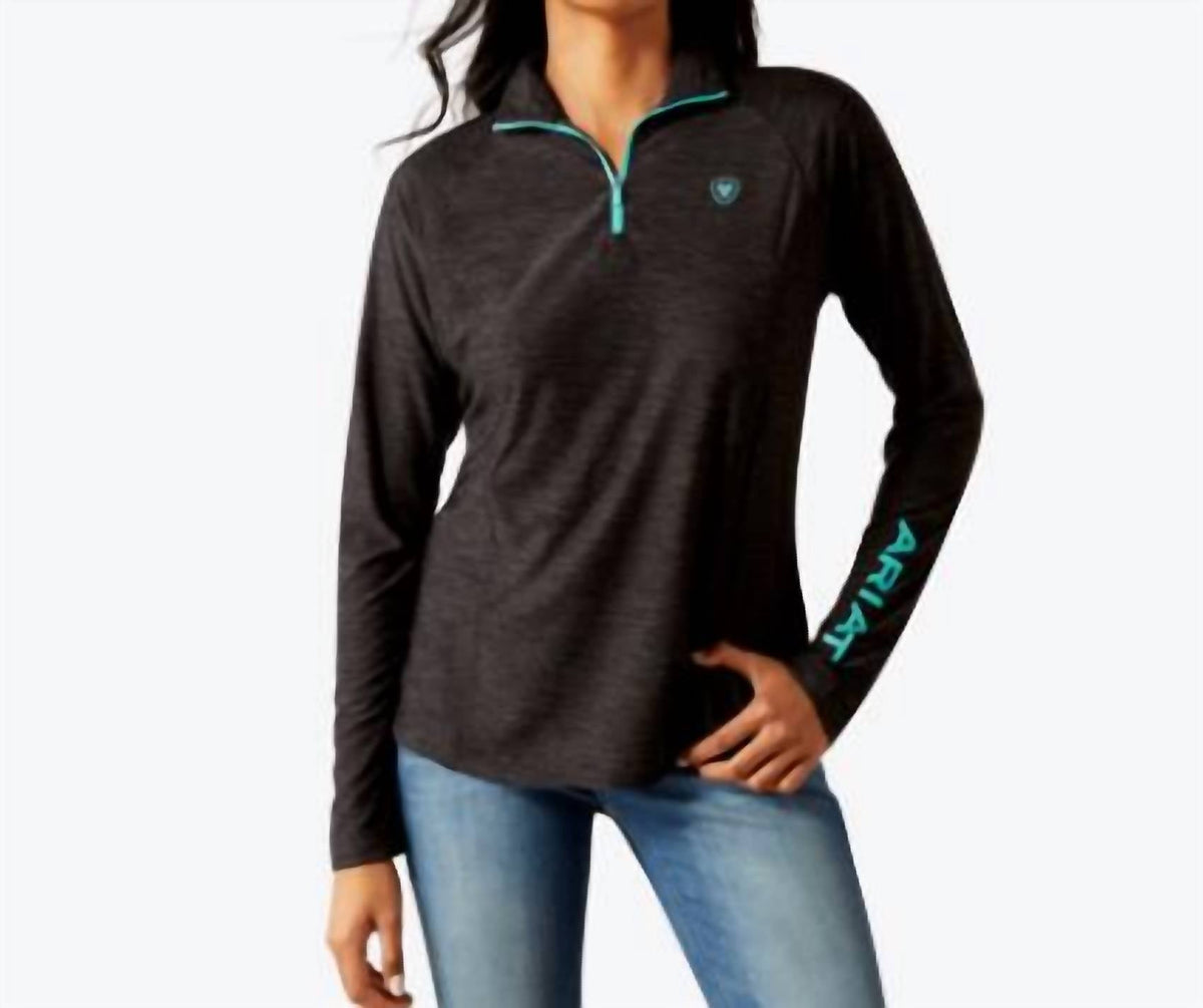 Ariat - Laguna 1/4 Zip Long Sleeves Top