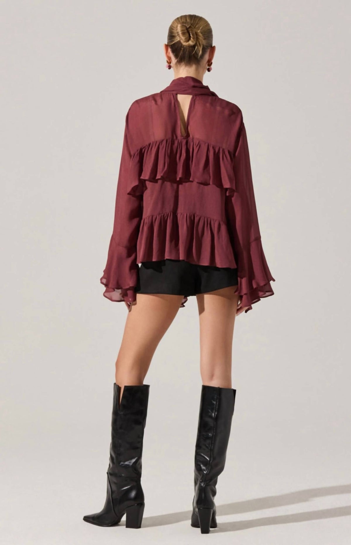 Astr - Fae Long Bell Sleeve Top