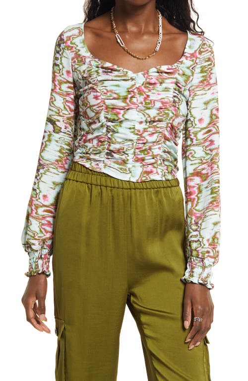 ruched-crop-top-blue-green-ripple