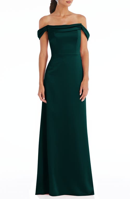 dessy-collection-off-the-shoulder-a-line-charmeuse-gown-in-evergreen-size-14