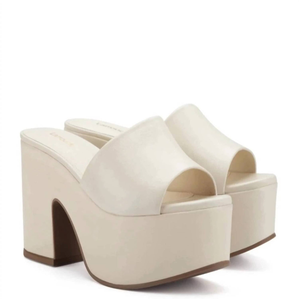 Larroude - Women's Miso Leather Platfrom Sandal