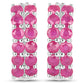 3.12 Carat Genuine Ruby .925 Sterling Silver Earrings