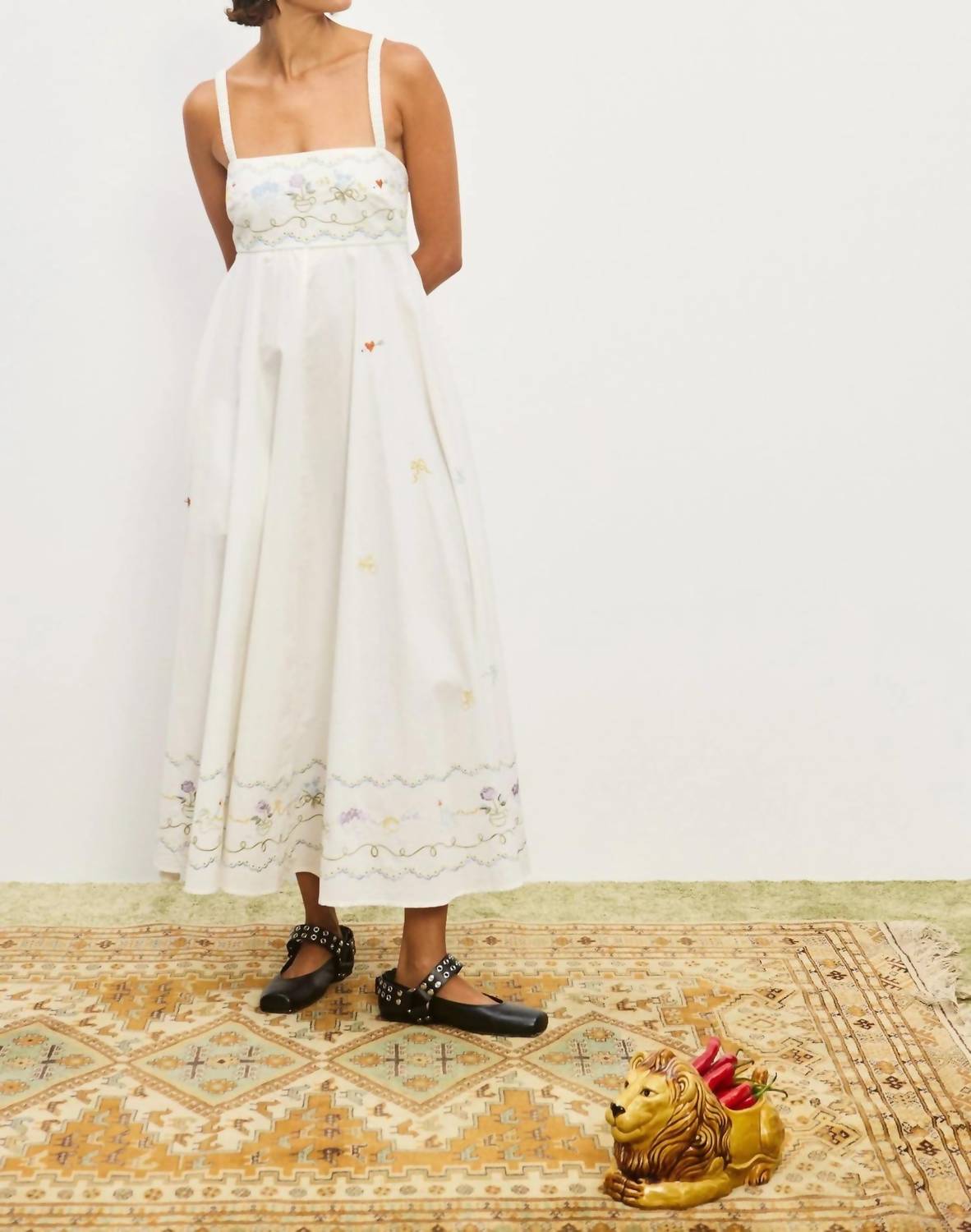 Alemais - Giulia Embroidered Sundress