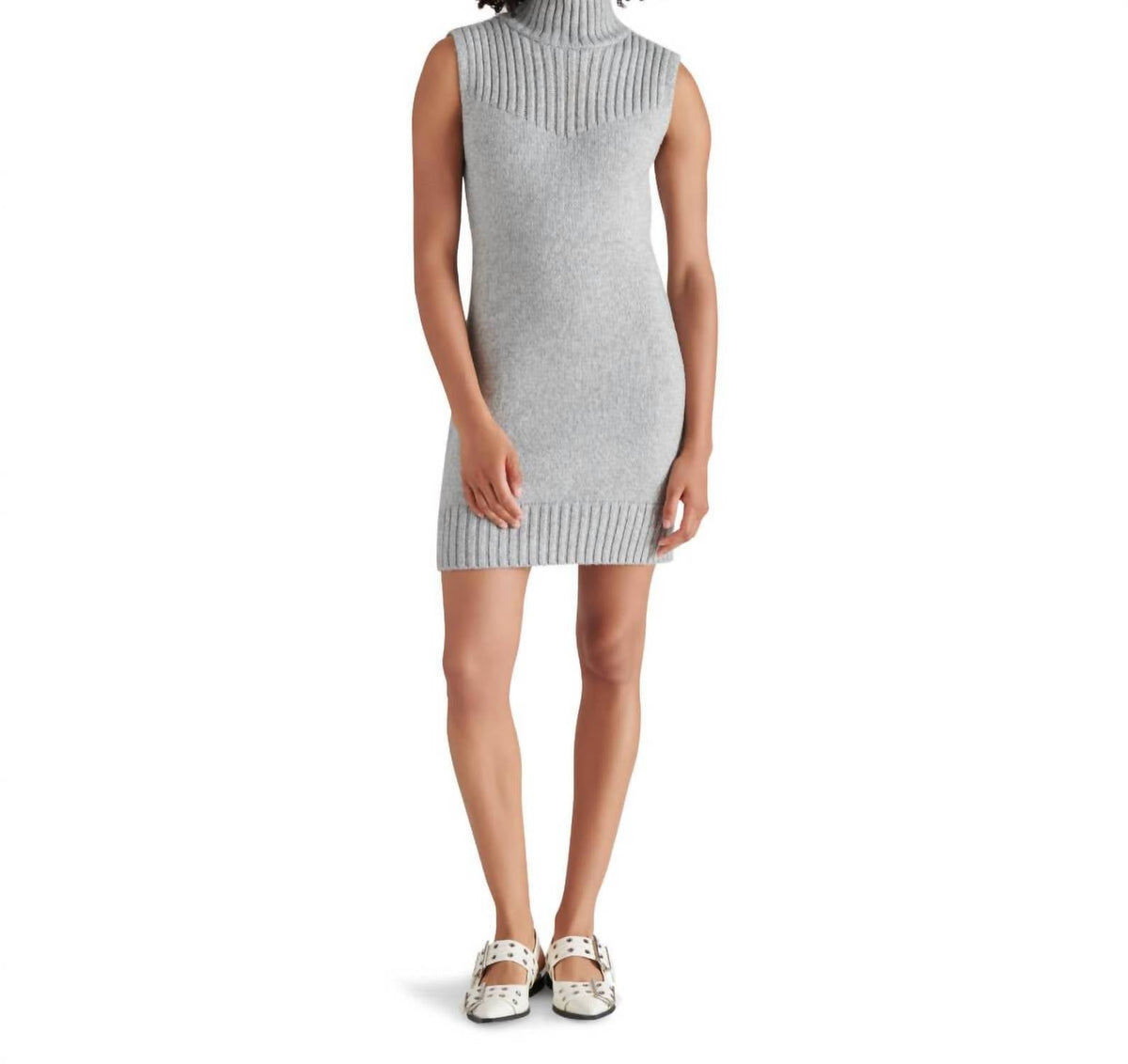 Steve Madden - Karissa Turtleneck Sleeveless Sweater Mini Dress