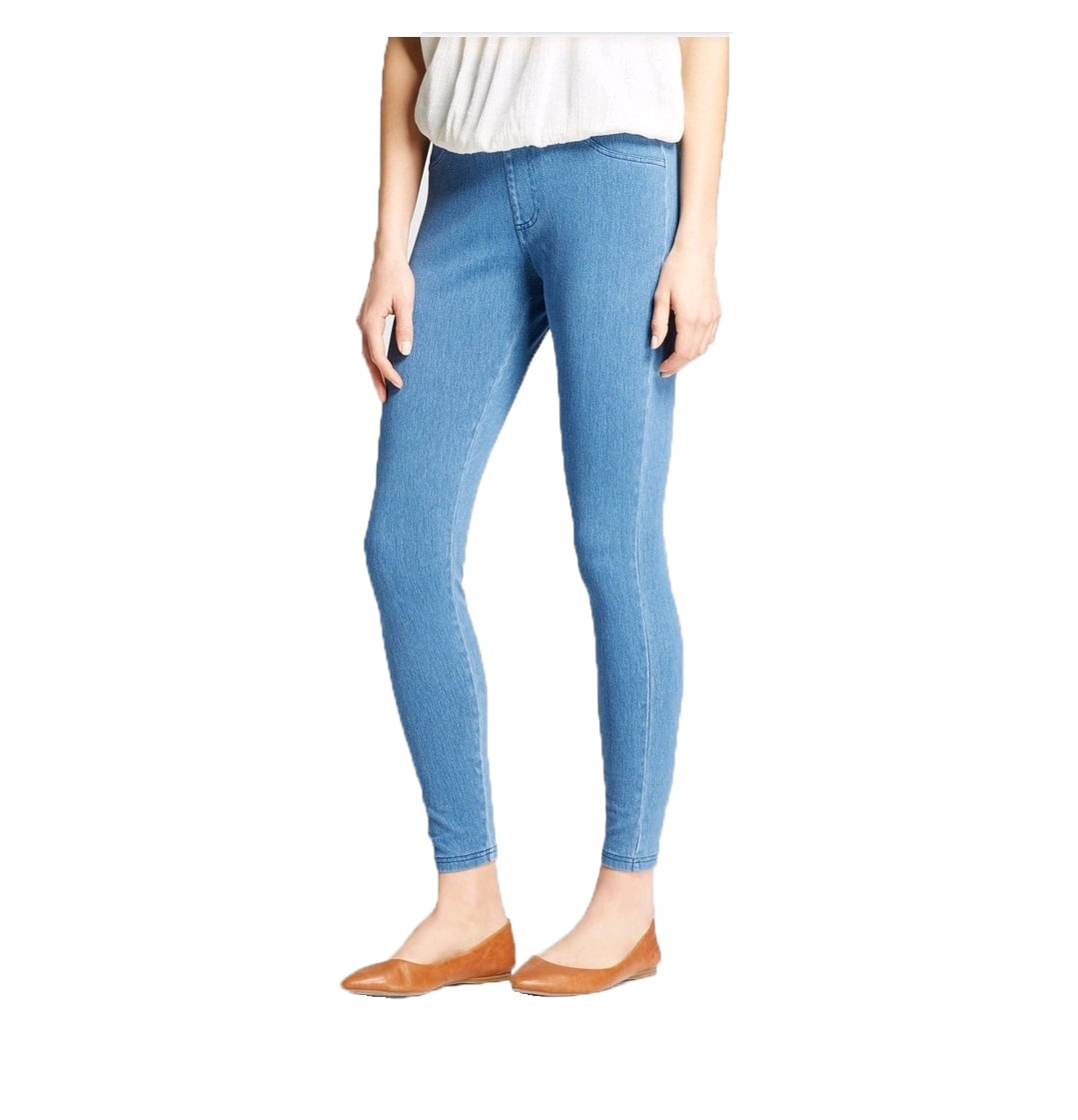 A New Day Light Blue High Waisted Jeggings for Women Size M