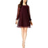 taylor-womens-plus-size-chiffon-long-sleeve-shift-dress