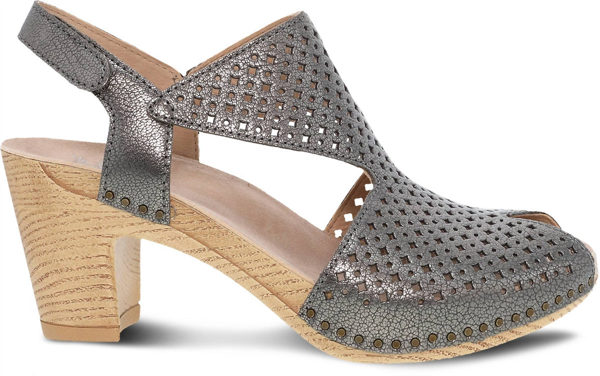 Dansko - Women's Teagan Slingback Peep Toe Heels