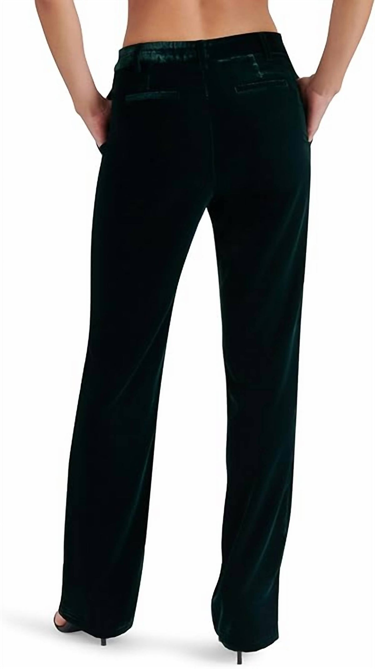 Steve Madden - Mercer Velvet Straight Leg Pants
