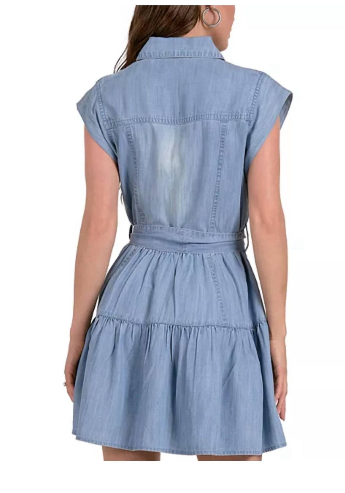 Elan - Women's Collared Mini Dress