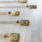 Bracha - Women's Initial Card Necklace