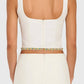 Amanda Uprichard - Jace Fringe Beaded Top