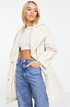 asos-design-cream-faux-fur-trim-coat