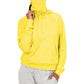 Betsy & Adam Womens Solid Built In Mask Hoodie Yellow