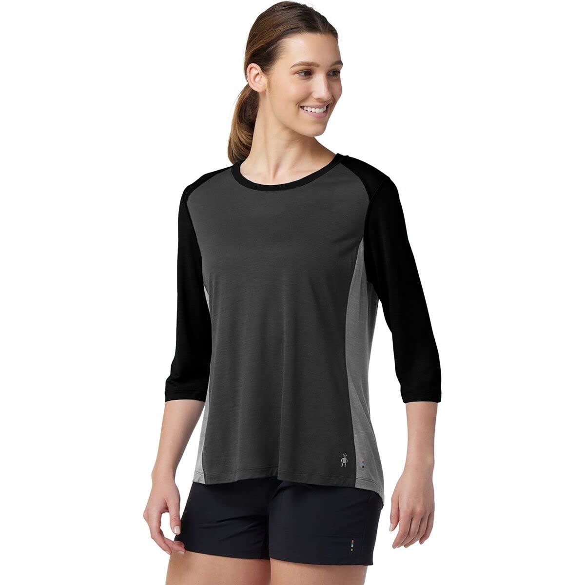 Smartwool Women's Ultralite Mountain Bike Shirt - Black