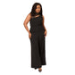 Aidan Mattox Plus Size Sleeveless Wide Leg Jumpsuit With Lace Neckline Black Size 20