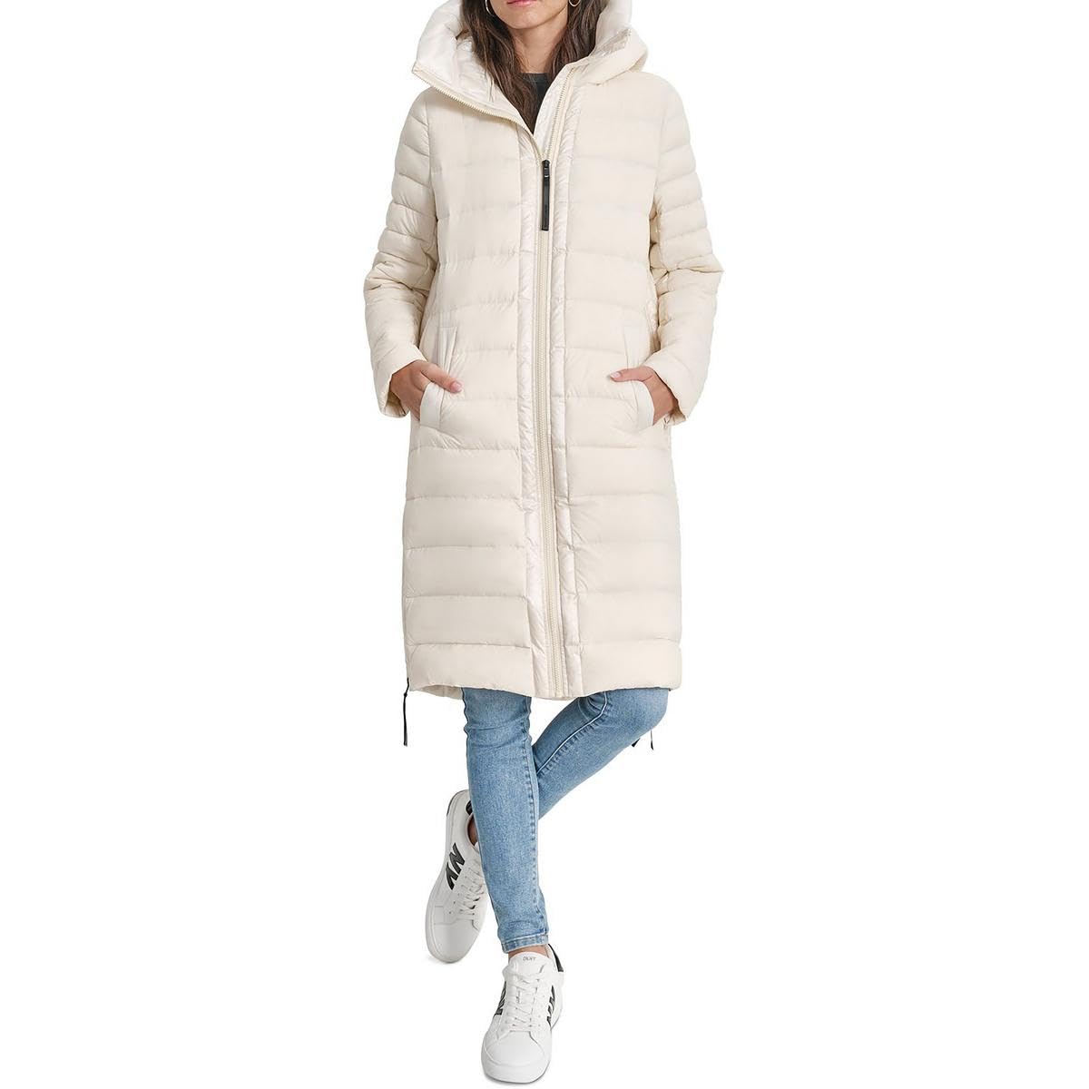 DKNY Jeans Insulated Nylon Puffer Jacket