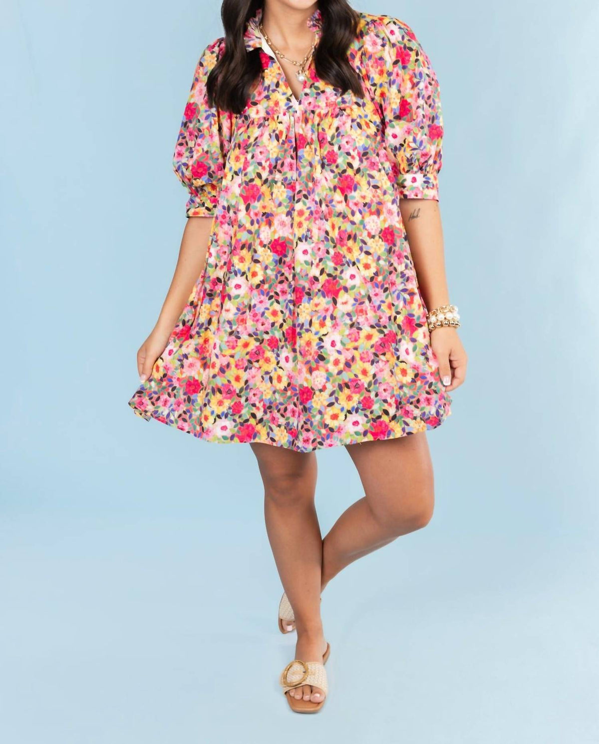 Entro - Vivid Blossom Dress