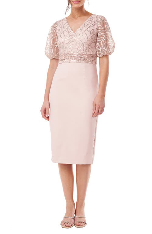 Emersyn Beaded Bodice Midi Dress - Size 6