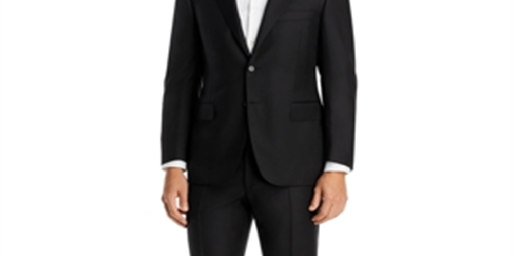 Canali Men's Classic Fit Siena Suit Black Size 58