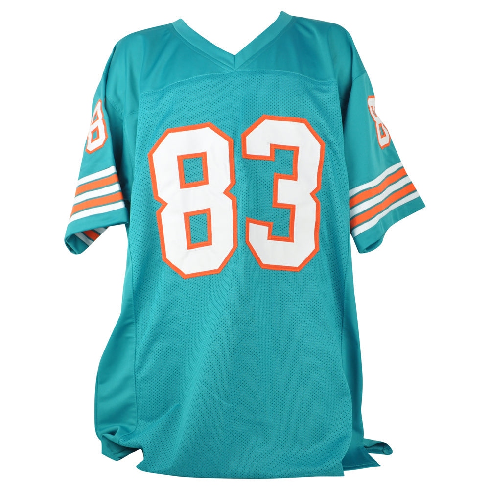 NFL Miami Dolphins Mark Clayton #83 Autographed Signed Jersey White JSA Inscr