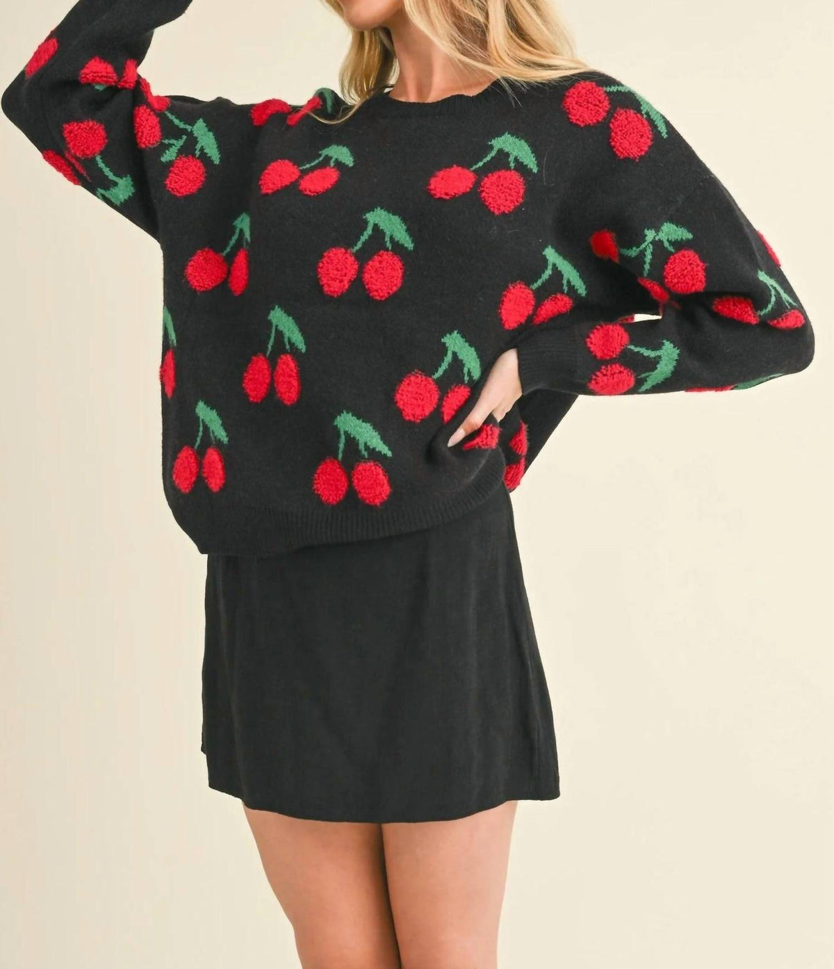&Merci - I Pick You Cherry Sweater