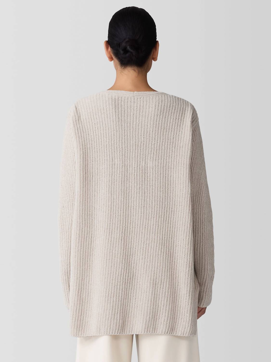 Eileen Fisher - Organic Cotton Chenille V-neck Top