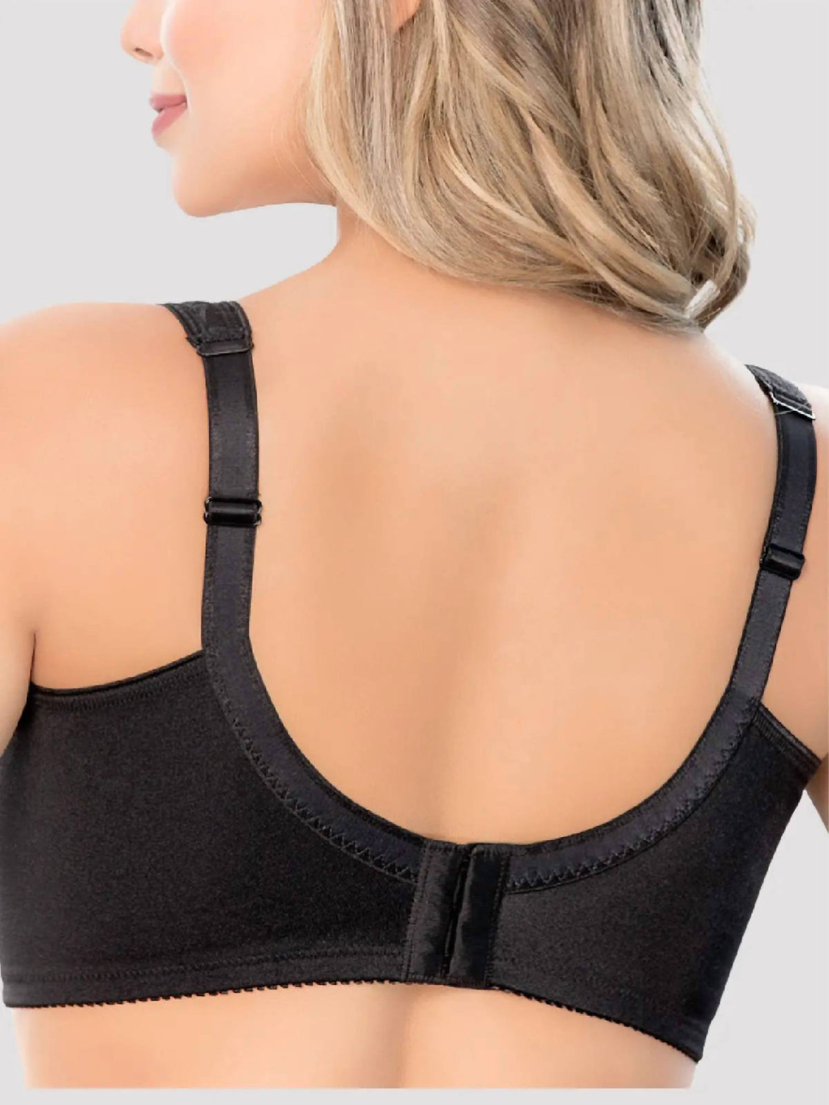 Siluets - No Hoop Bra With Wide Padded Straps And Deep Cups | Inner Elastic Band For Extra Support