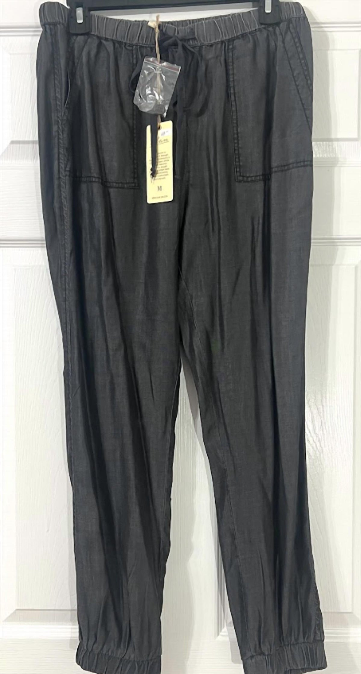 Elan - Women's Thin Cotton Twill Jogger Pants