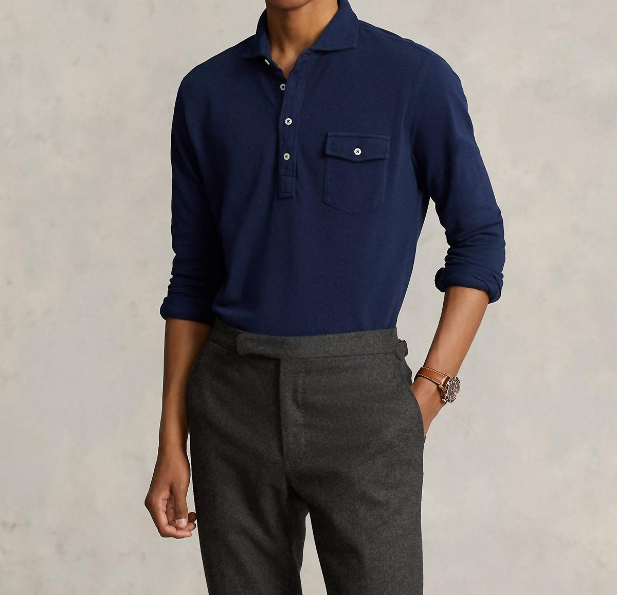 Polo Ralph Lauren - Long Sleeve Mesh Polo