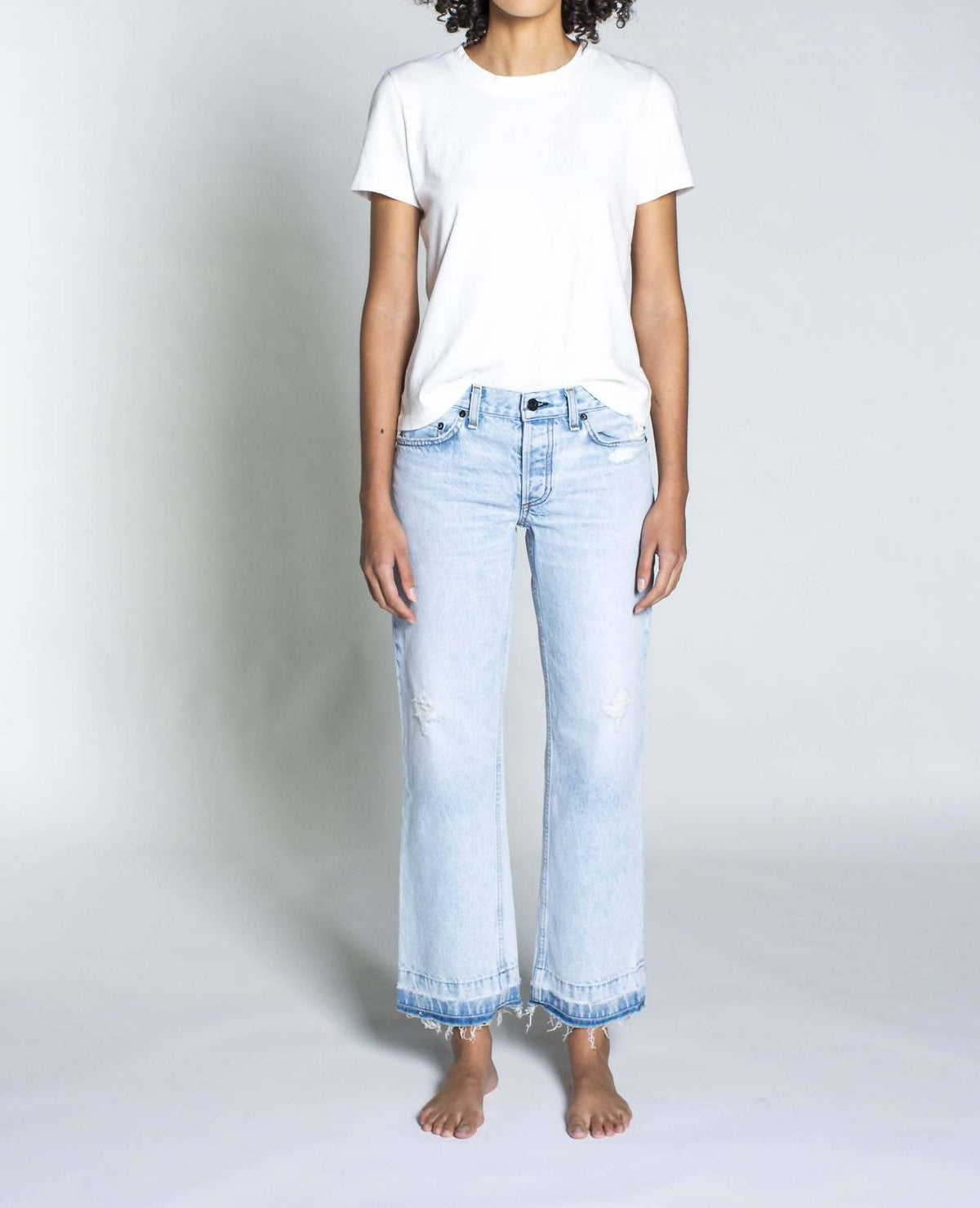 Askk Ny - Low Rise Straight Leg Jeans