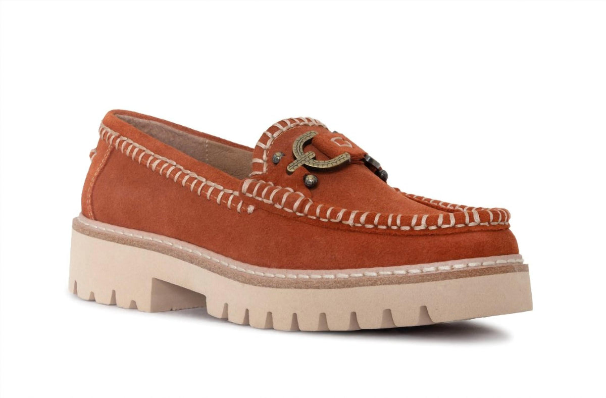 Donald Pliner - Women's Helio Terrcotta Loafer