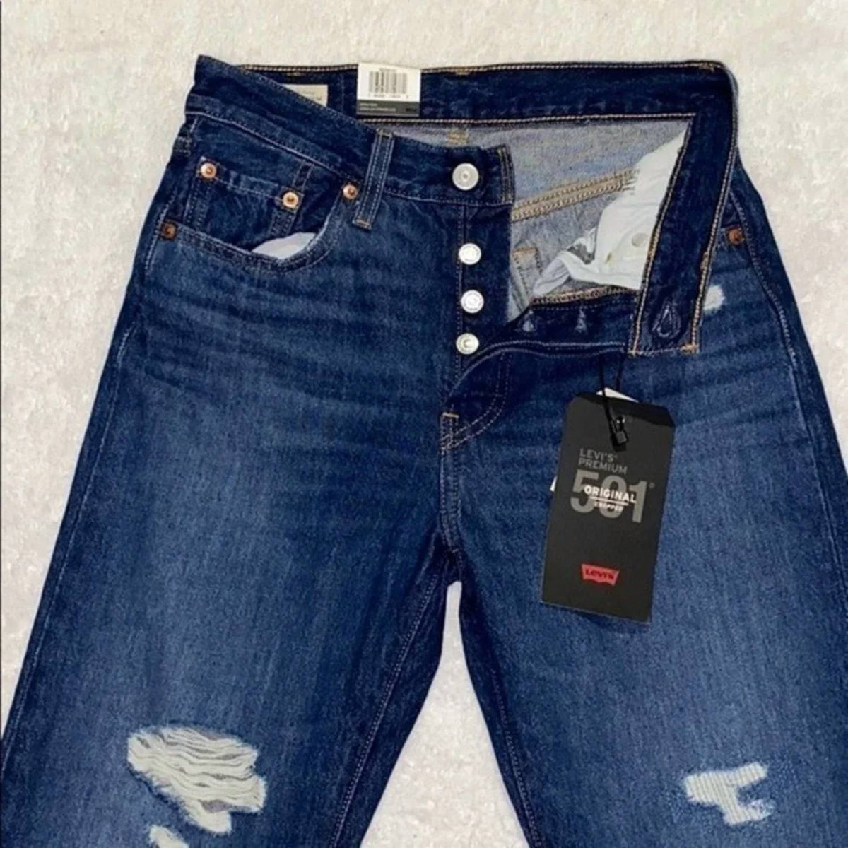 Levi'S - Premium 501 Original Cropped Jeans