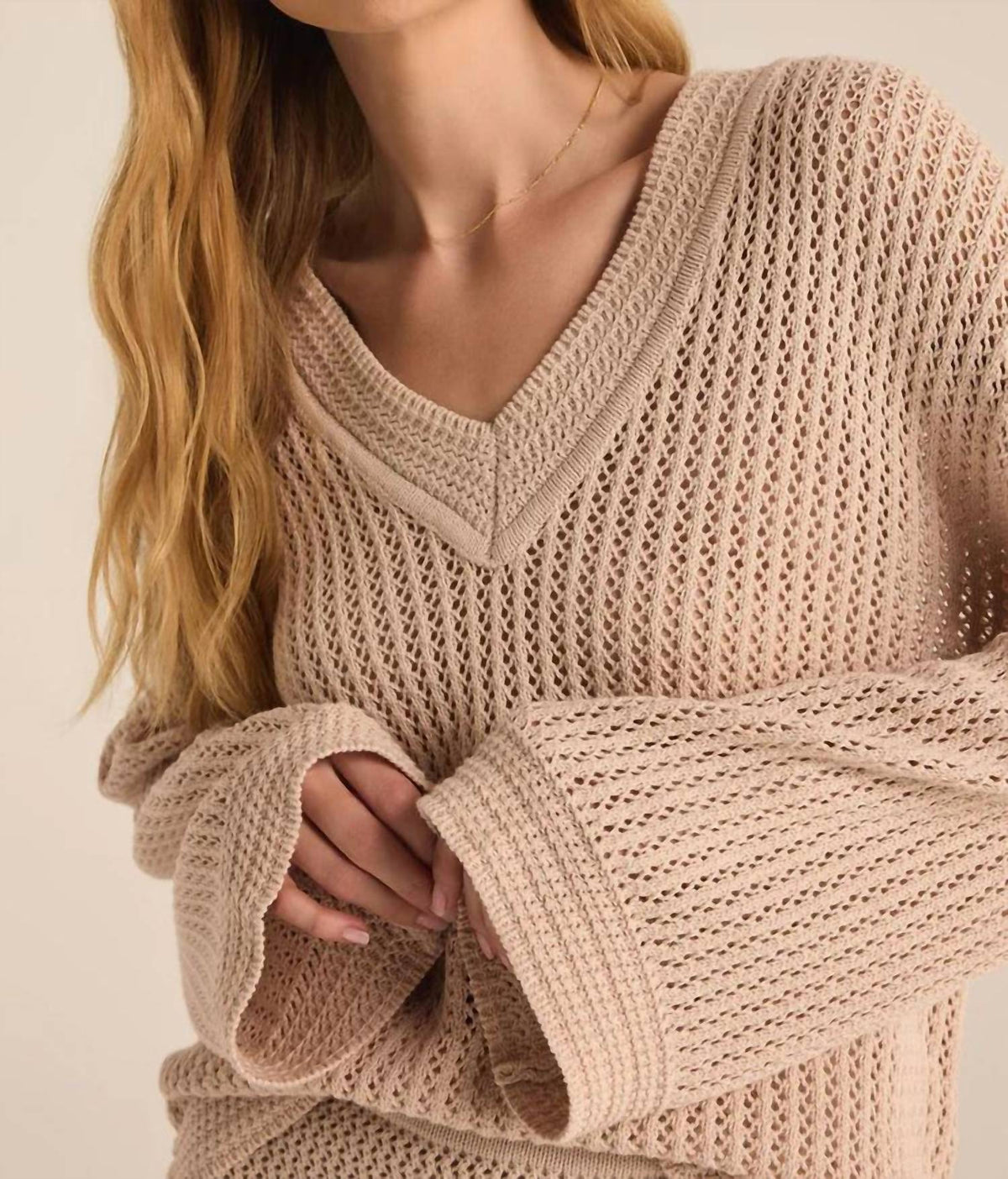 Z Supply - KIAMI CROCHET SWEATER