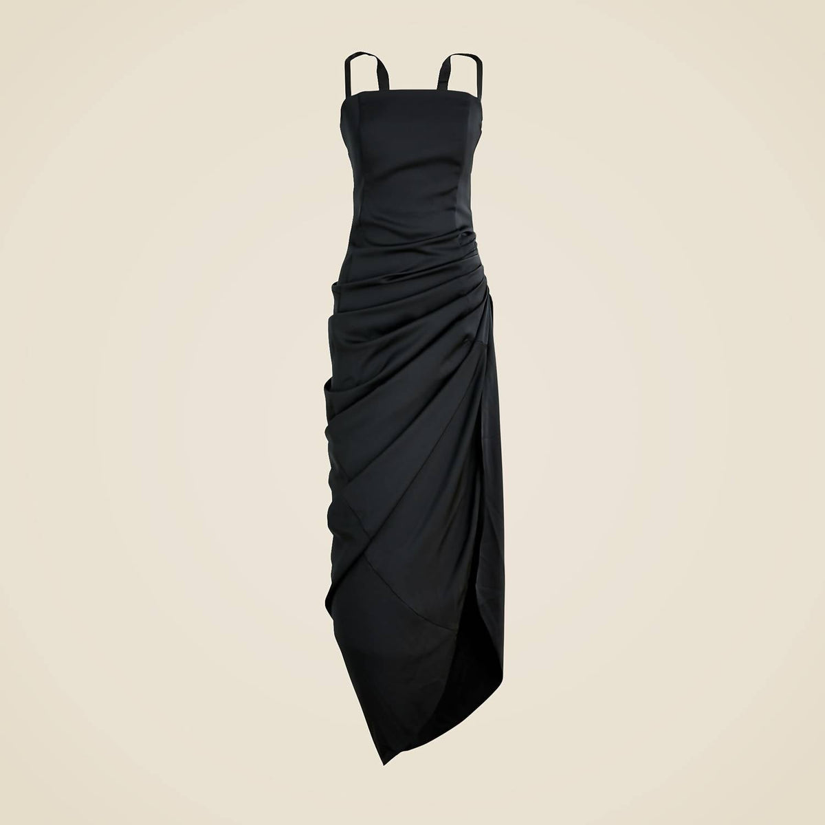 J.Crew - Asymmetrical Ruched Dress