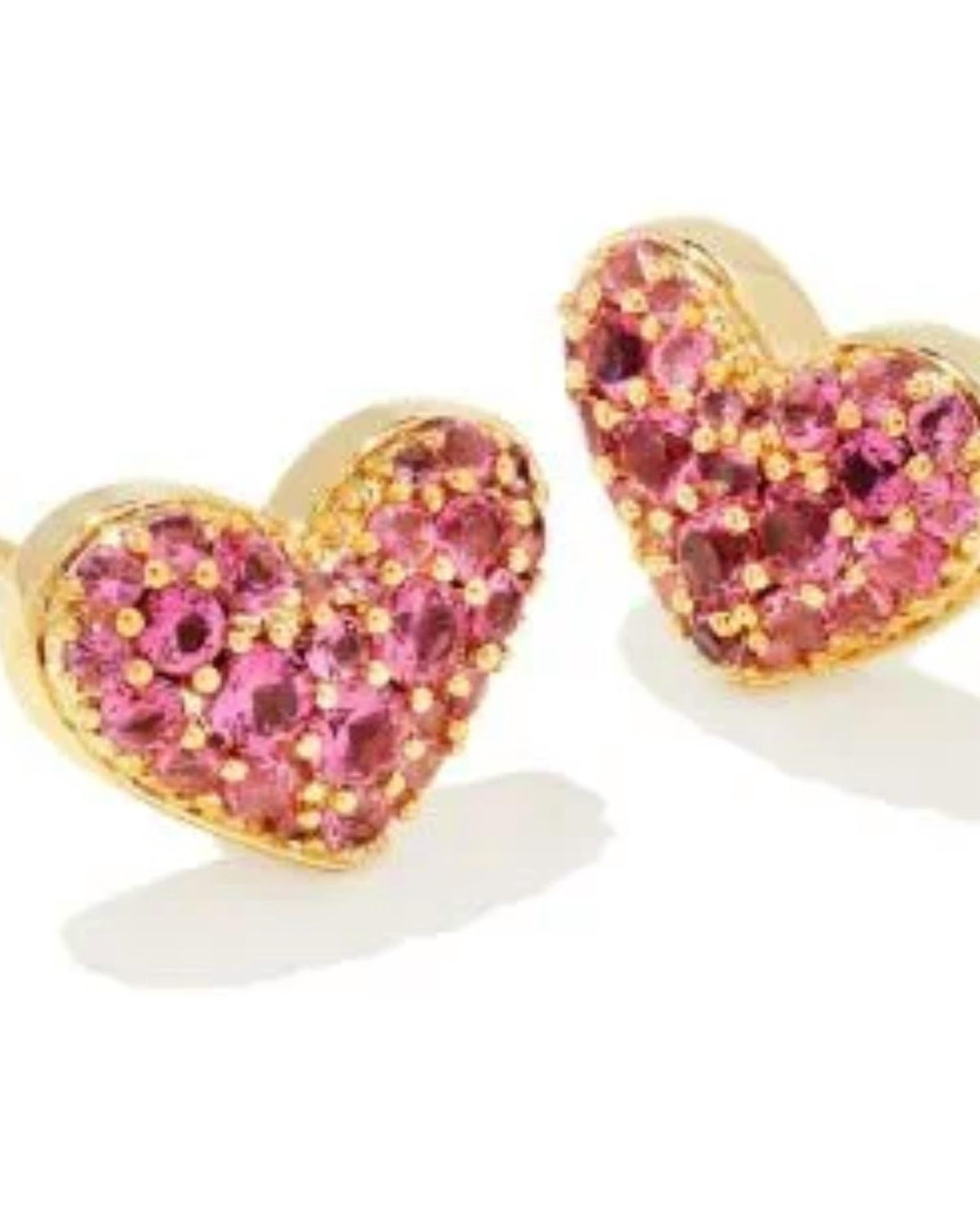Kendra Scott - Ari Pave Crystal Heart Earrings