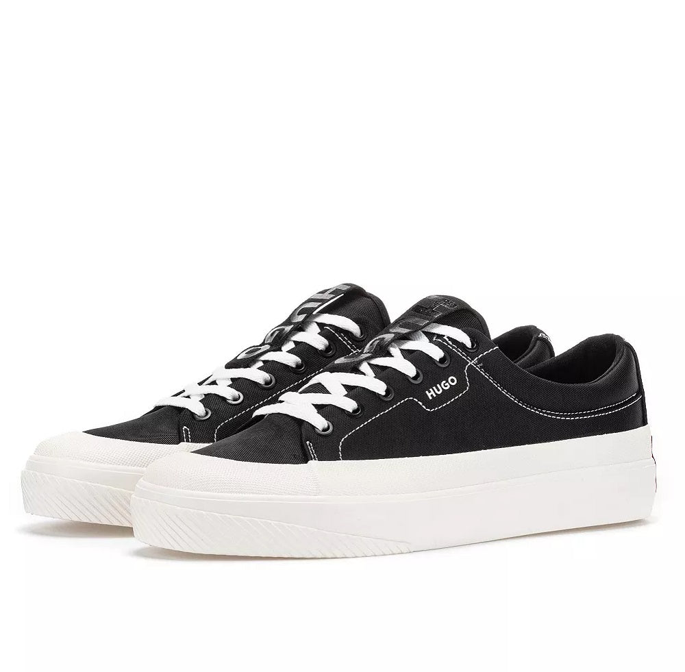 Hugo Boss Men's Dyer Tenn Nybm 10221 Lace Up Low Top Sneakers Black Size 8