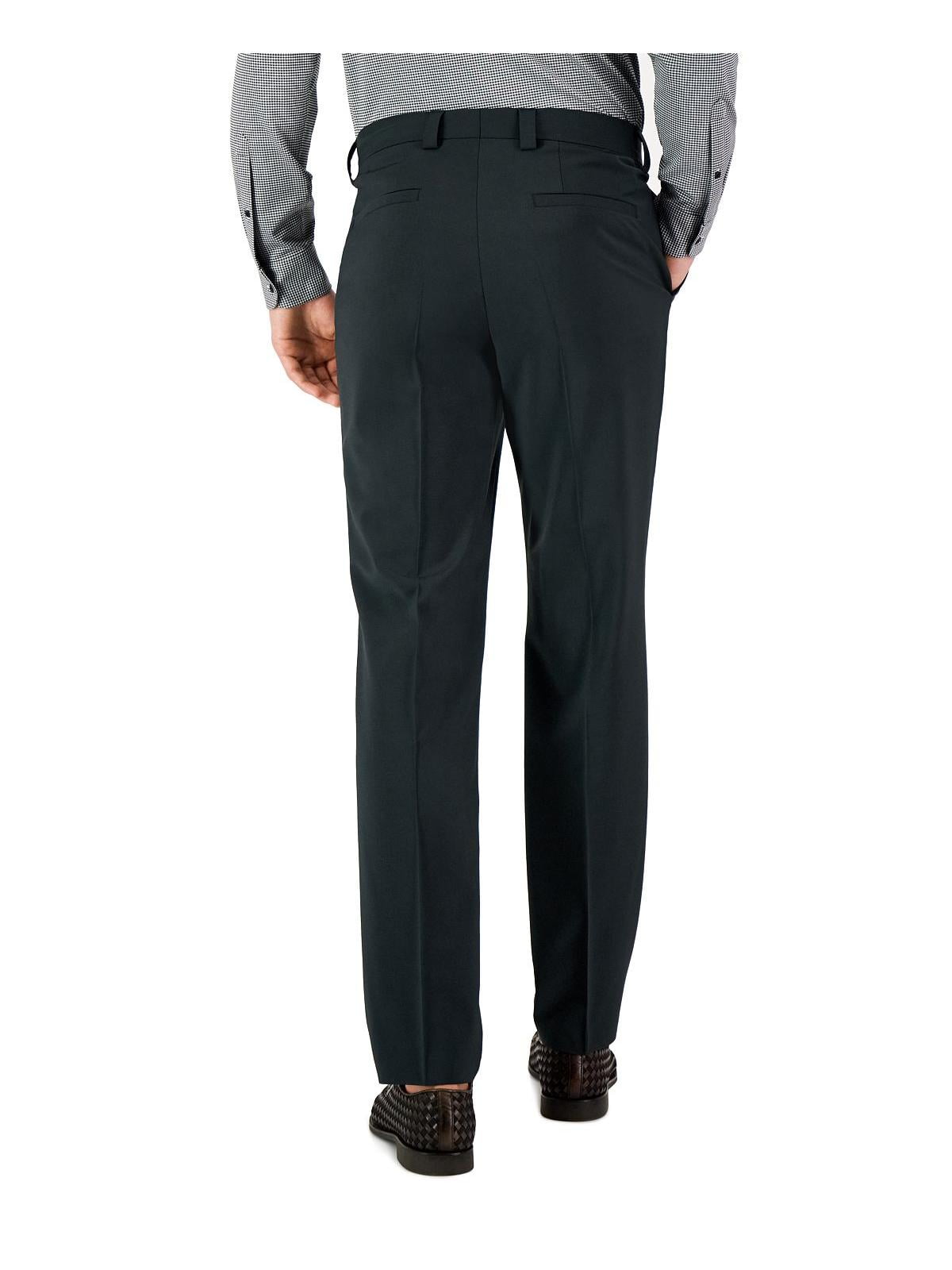 Hugo Boss Men's Modern Fit Super Flex Suit Pants Green Size 4
