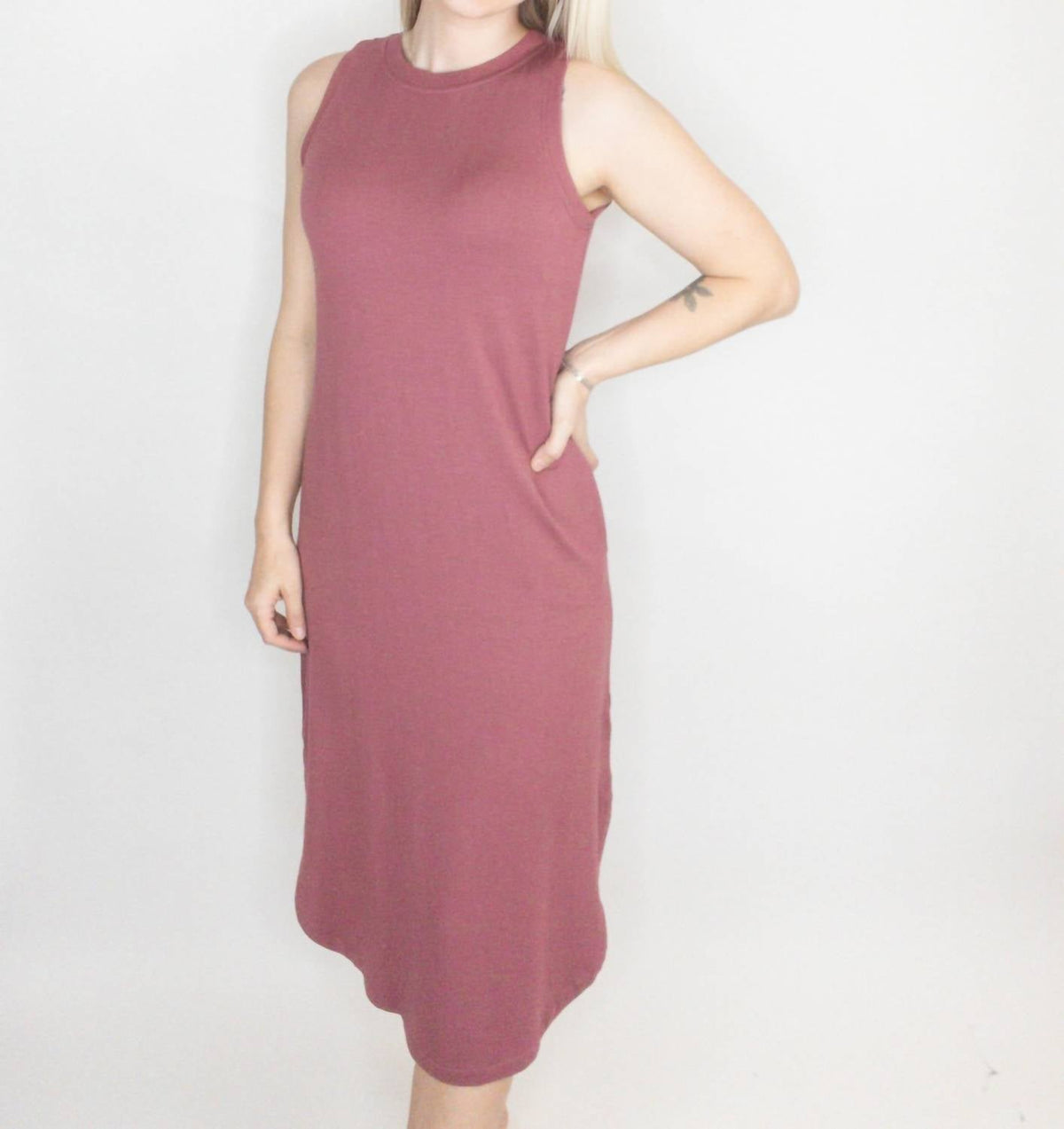 Staccato - Marsala Modal Midi Dress