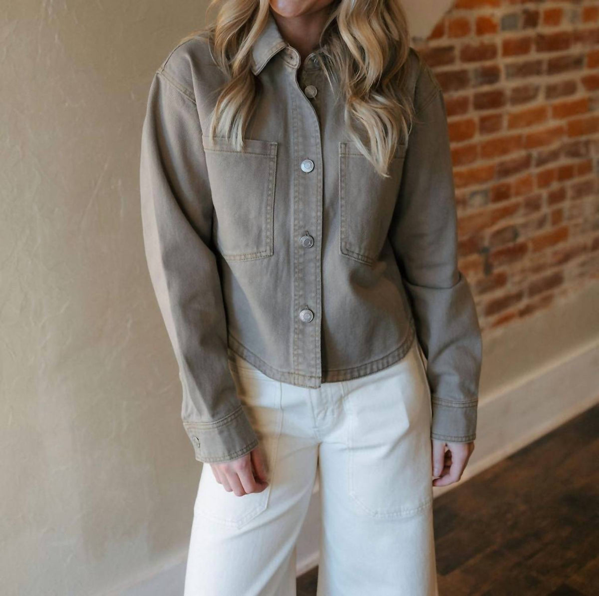 Z Supply - All Day Cropped Washed Jacket