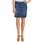 Maison Jules Womens Denim Mini Skirt Blue 6