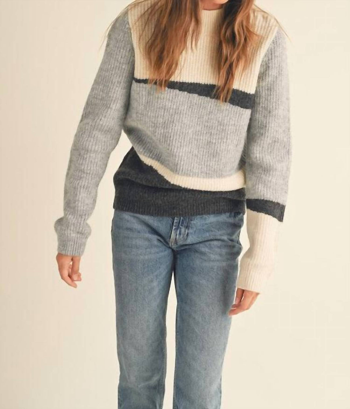 &Merci - Mindi Mock Neck Sweater